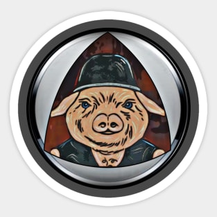 HOG by Kris Morse Sticker